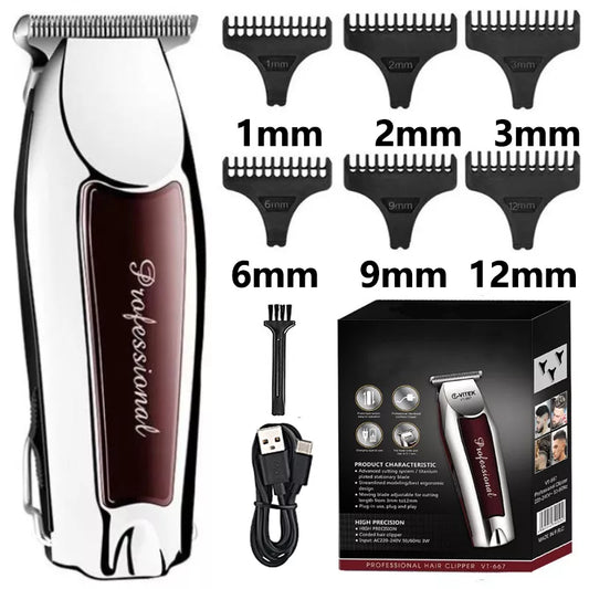 Elite Grooming Companion: Rechargeable Cordless Hair Trimme